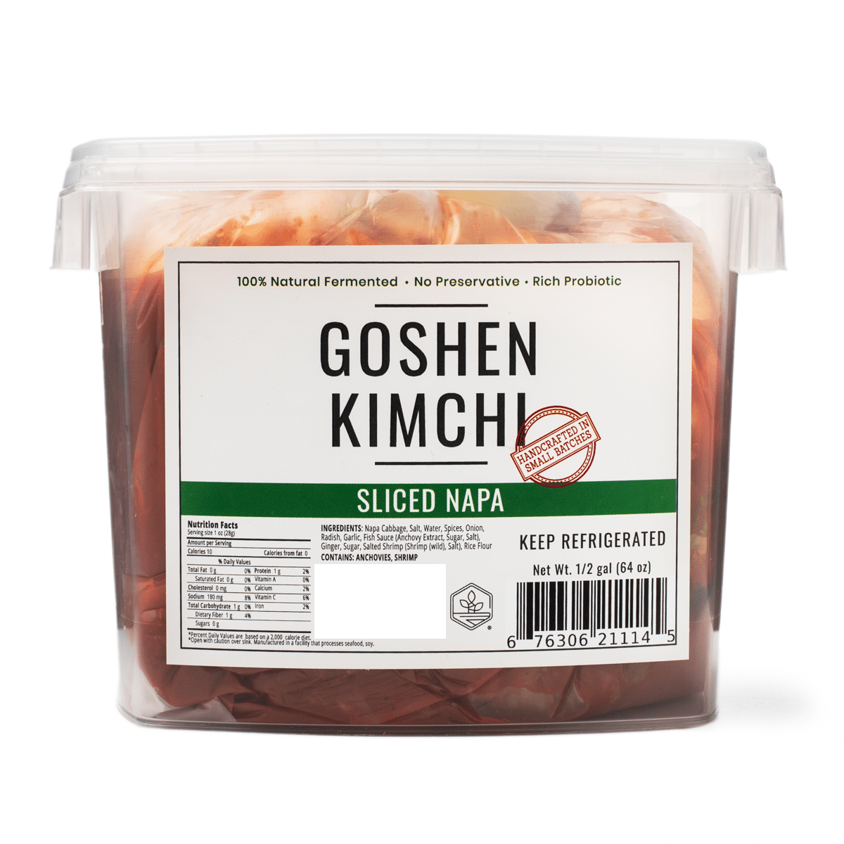 Kimchi de Napa Fatiado Goshen 64 onça(s)