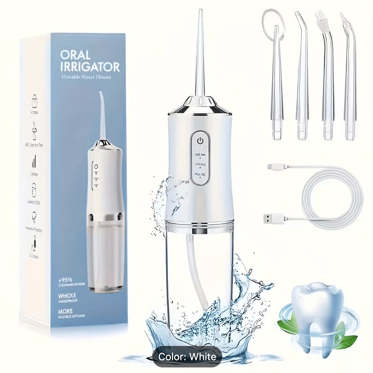 Smart Electric Water Flosser with Precision Press 1 box
