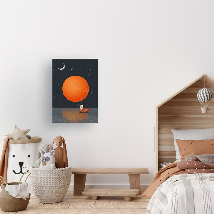 Yi Paintings 装饰画 太空遨游 实木内框装裱 30cm x 40cm B款