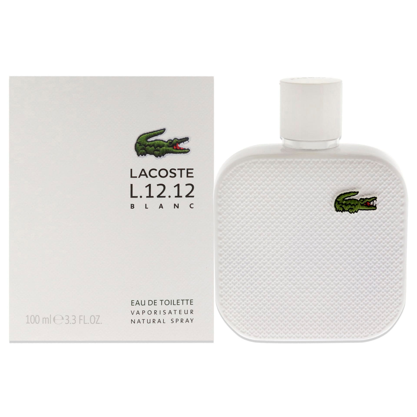 Lacoste Eau De Lacoste L.12.12 Blanc by Lacoste 3.3 oz