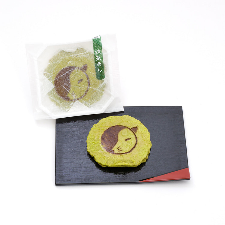 Kyosendo Matcha Red Bean Rice Cracker 1pc 1 each