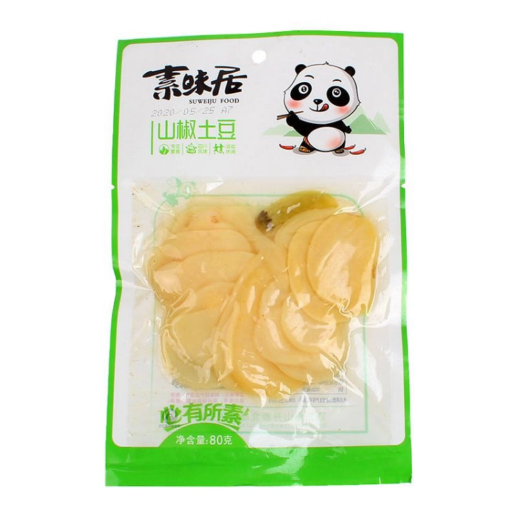 山椒土豆片80g*1袋 80 克
