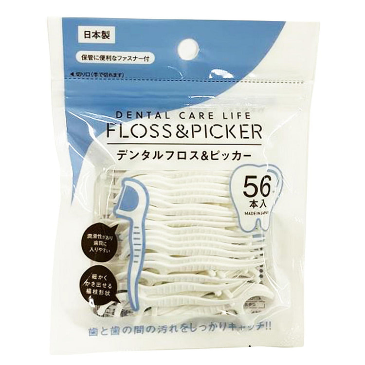 watts Portable Dental Floss Picks 56pcs 1 each