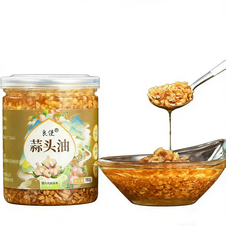 广东潮汕特产蒜头油酥蒜蓉酱黄金油炸佐蘸料... 180 克