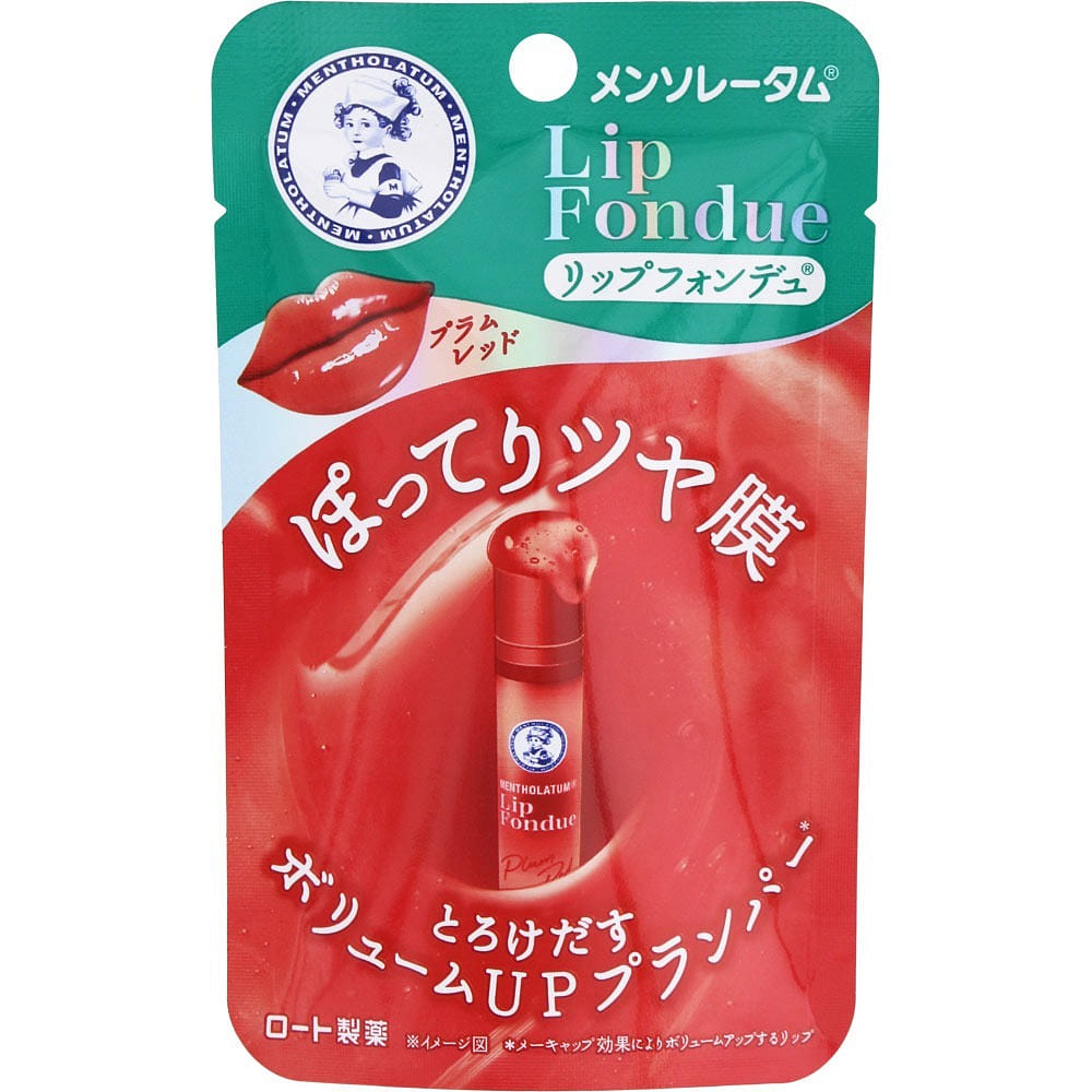 ROHTO Mentholatum Lip Fondue 3.2g Plum Red 3.2 g