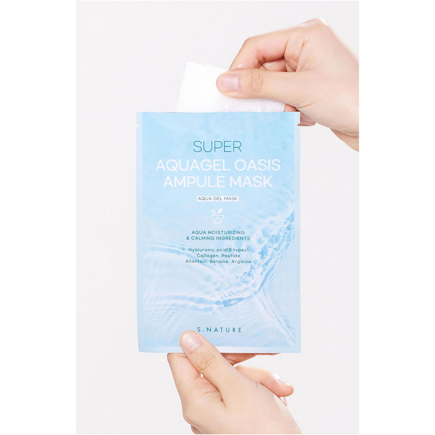 S.Nature SUPER AQUAGEL OASIS AMPULE MASK 10 PCS 1 each