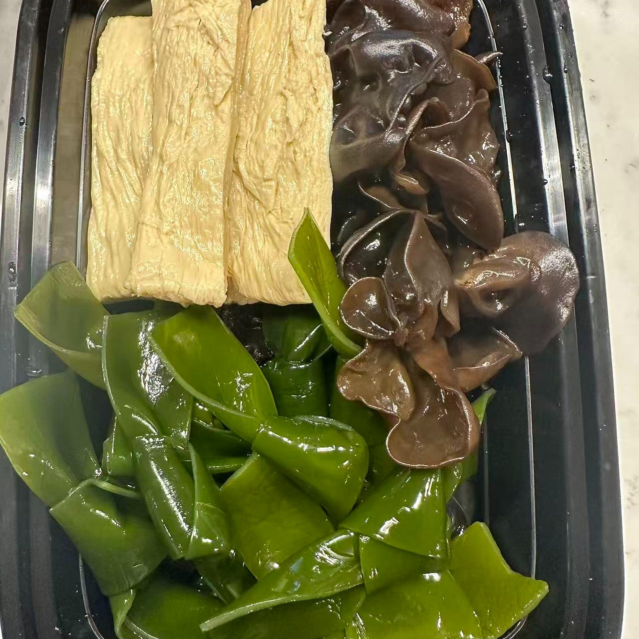 Hot Pot Platter Tofu Skin, Black Fungus, Kelp 0.5 lb