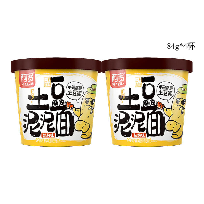 Mashed potato noodles 84g * 4 cups 336 g