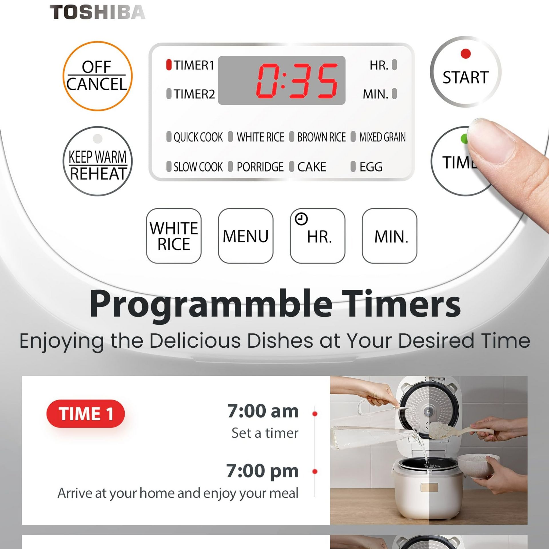 Toshiba Rice Cooker - Thumbnail 5