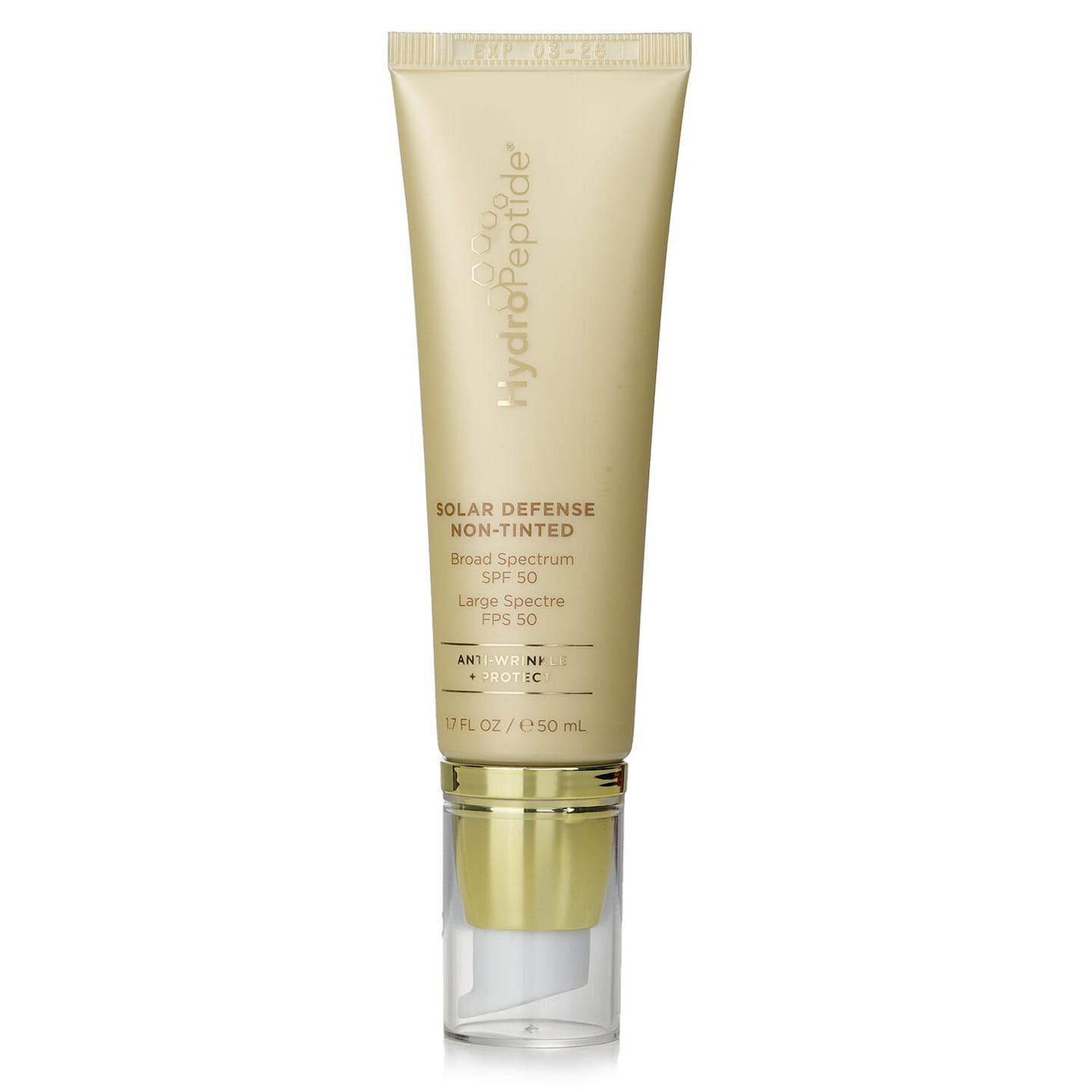 HydroPeptide Solar Defense Non-Tinted Broad Spectrum SPF 50 50ml/1.7oz 50 ml