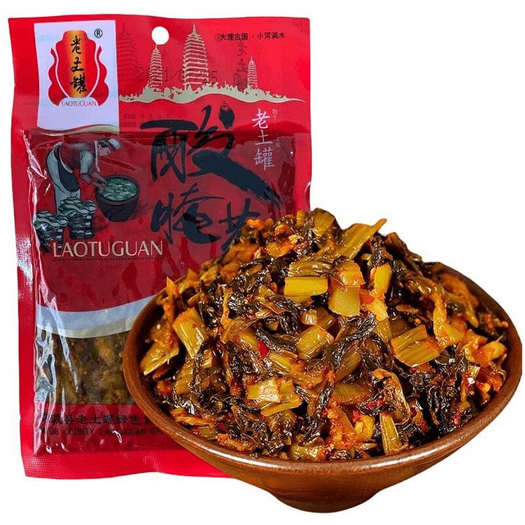 老土罐 酸腌菜 咸菜香辣下饭  老坛泡制
