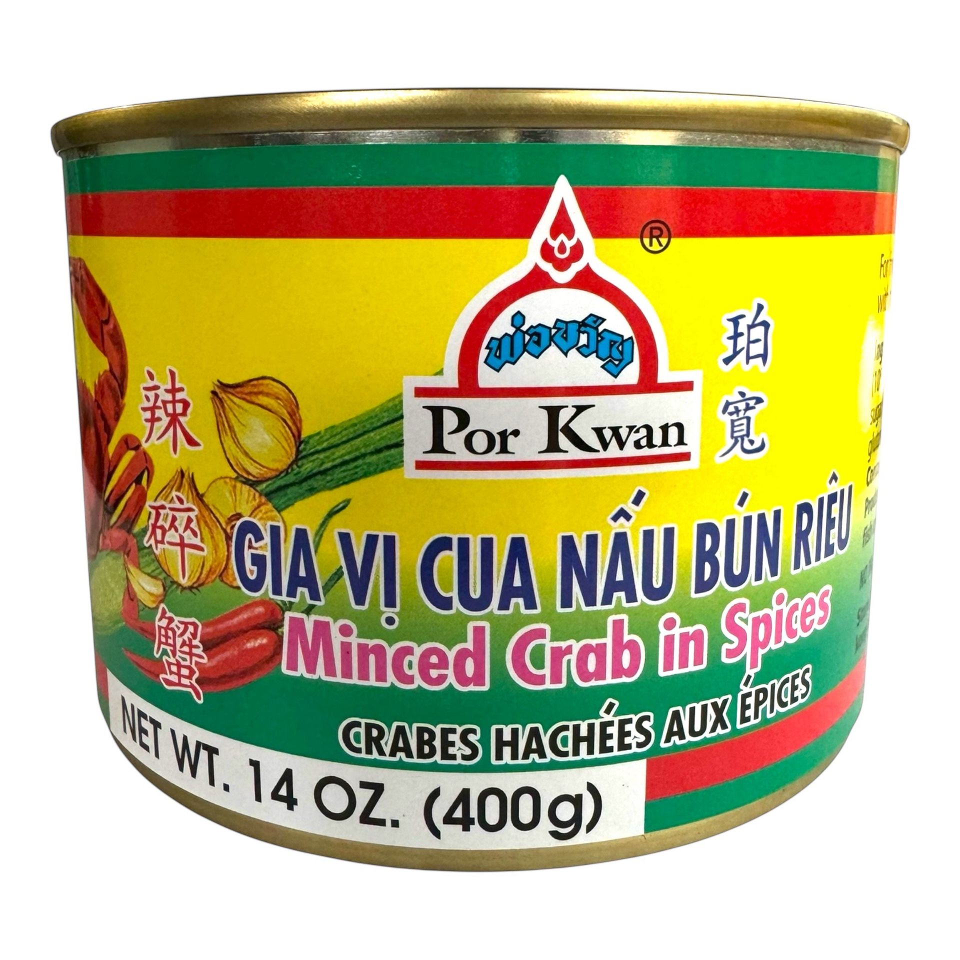 Por Kwan Minced Crab in Spices Gia Vi Bun Rieu Cua 400 g