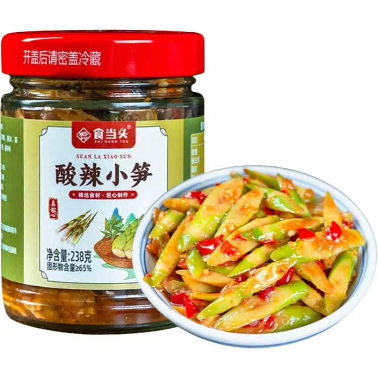 Spicy and Sour Baby Bamboo Shoots 238g*1 jar