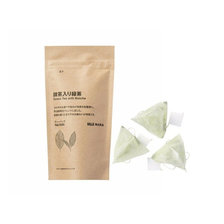 MUJI 无印良品 抹茶 绿茶 10 袋