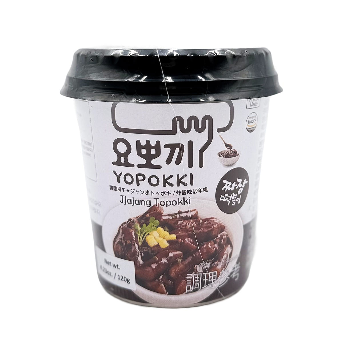YOPOKKI Jjajang(black bean) Tteokbokki Cup 120 g