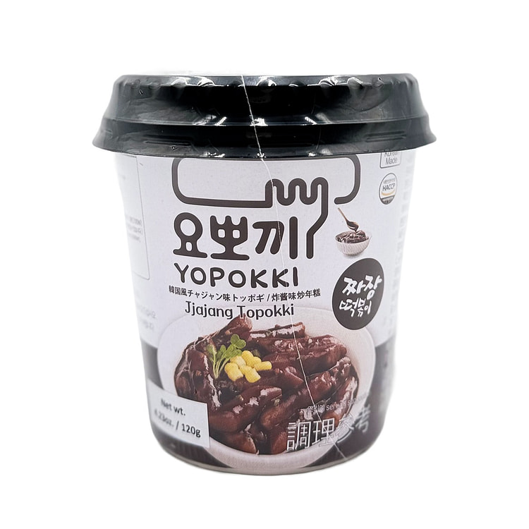 YOPOKKI Jjajang(black bean) Tteokbokki Cup 120 g