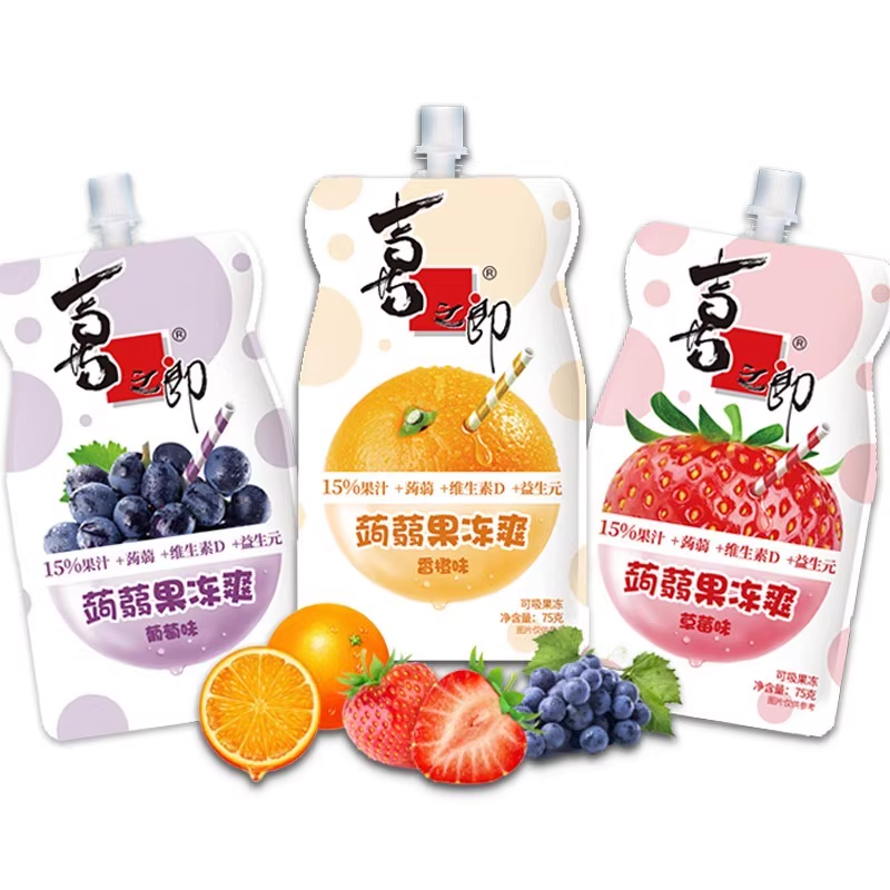 Get Xizhilang Konjac Fruit Jelly Snack 600g Delivered | Weee