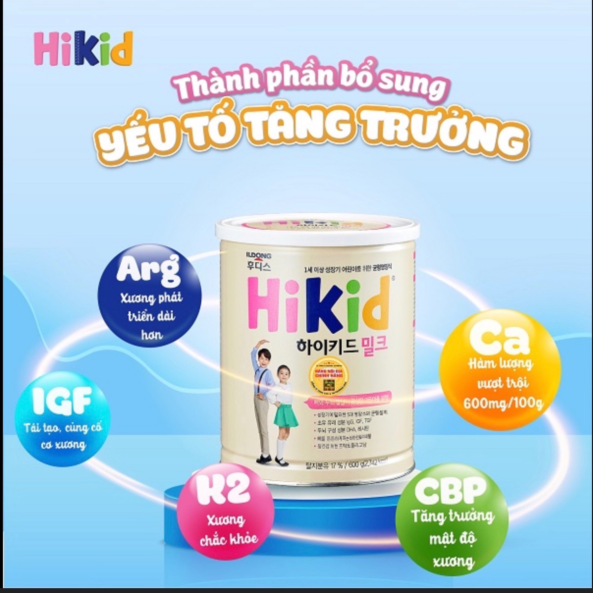 Get HiKid Goat Milk Nutritional Supplement Powder 650g
