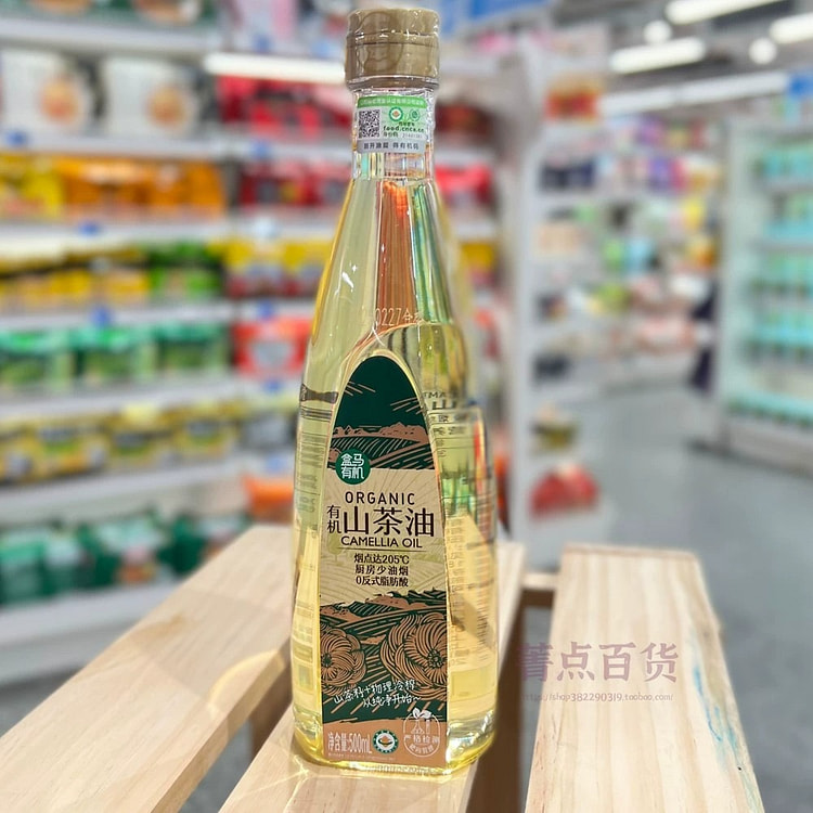Hm超市有机山茶油0反式指肪酸500ml食用油 500 毫升