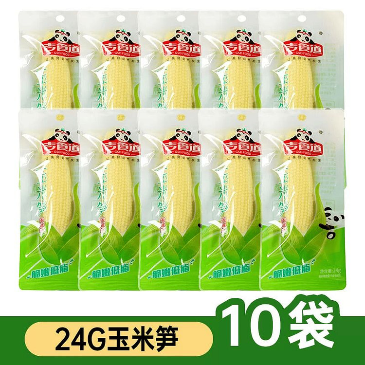 吉食道泡椒味玉米笋240g10代 240 克