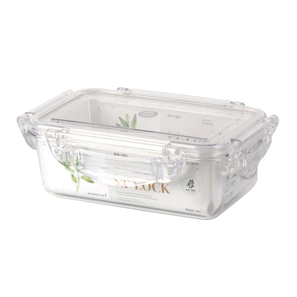 NF LOCK 엔에프락 직사각 트라이탄 밀폐용기(물받이) 직사각10호 3300ml 1 개