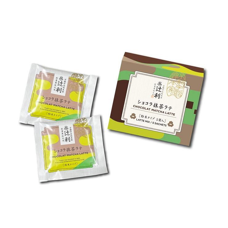 Tsujiri Chocolate Matcha Latte 5 bags 1 each