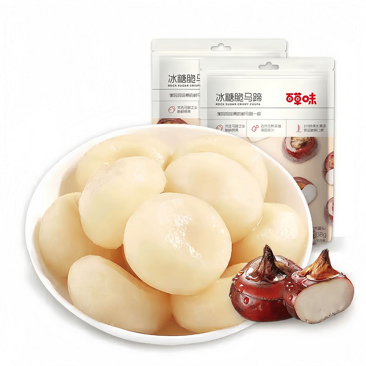 冰糖脆马蹄健康蔬菜即食果蔬荸荠零食108g/1袋 108 克