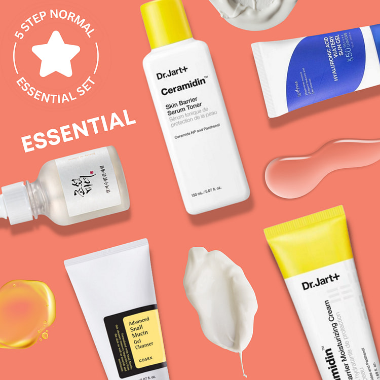 5-Step Classic Skincare Routine for Normal Skin (Essential)