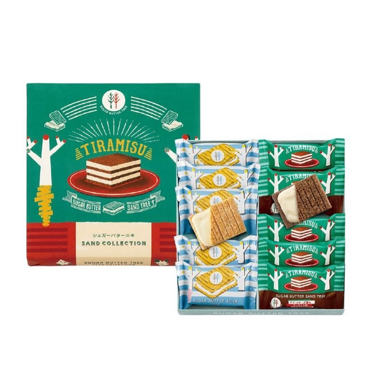 SugarButterTree  Tiramisu Sandwich Cookies 12Pcs
