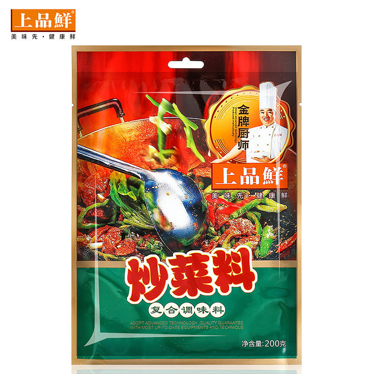 上品鲜炒菜料调味料佐料 200g*1袋装 1 箱