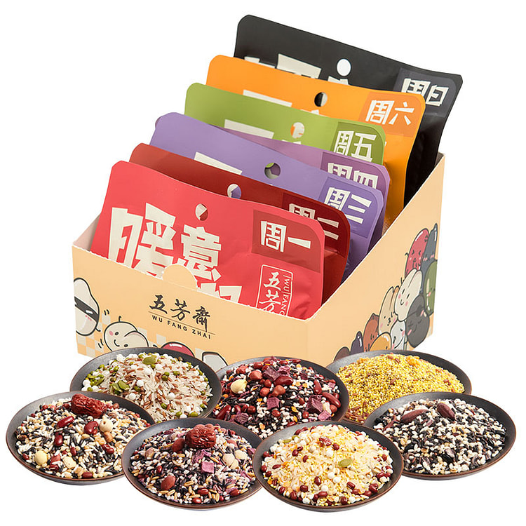 五芳斋每日粥五谷杂粮米煮腊八粥营养 50g*7包