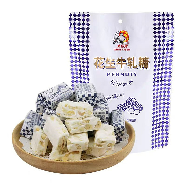 大白兔花生牛轧糖200g