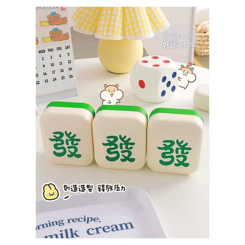 Mahjong Pinch Music Stress Relief Toy Large 1 box