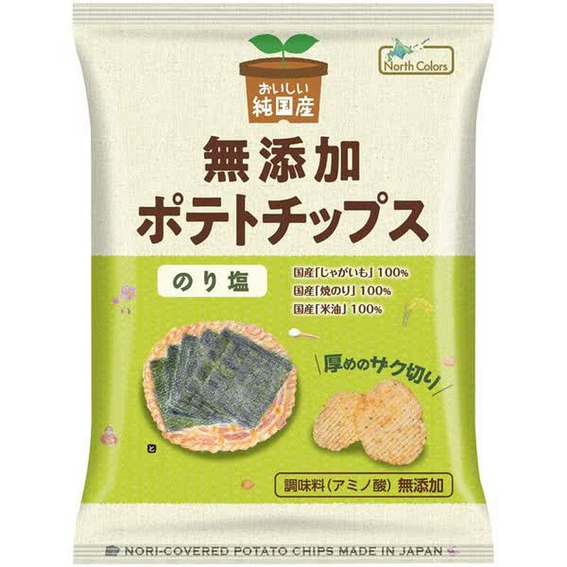 North Colors Japanese Potato Chips Seaweed Salt53g 1 each