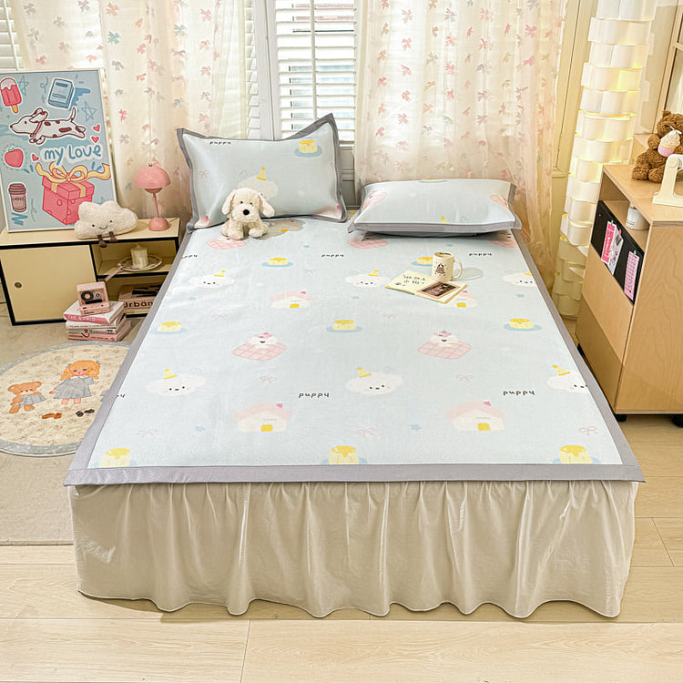 Cool Mat Set Party Puppies Queen Size