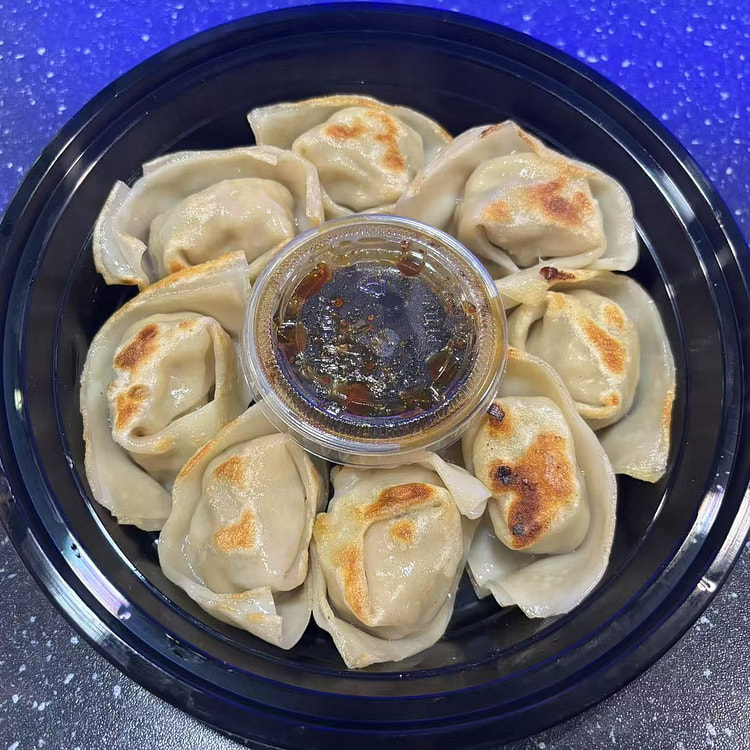 香煎上海鲜虾菜肉大馄饨