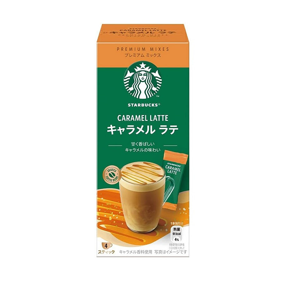 スターバックス プレミアムミックス キャラメル ラテ 4本入り 1 box
