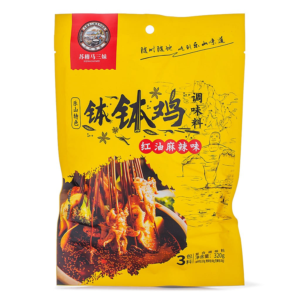 苏稽马三妹 钵钵鸡调料 红油麻辣味 320 克