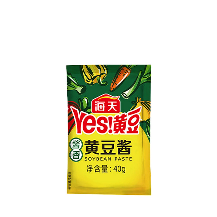 海天酱香黄豆酱40g*1家用袋装蘸酱菜炒菜酱佐餐豆瓣酱