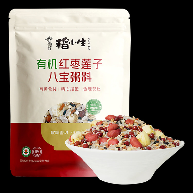 稻小生有机红枣莲子八宝粥料