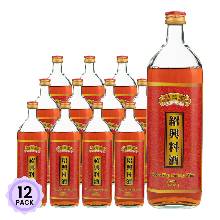 佳酿园 绍兴料酒 750 毫升*12 包