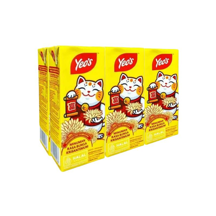 Yeo’s 菊花茶饮料 250毫升 – 6瓶装