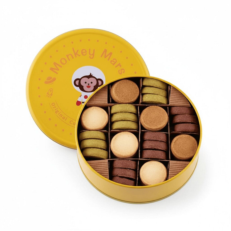 台湾【火星猴子】 经典酷奇饼 四口味 220 克