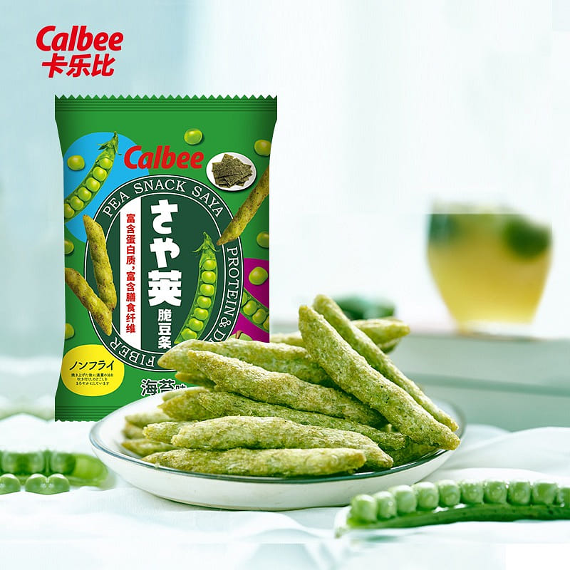 Calbee Pea Crisps & Seaweed Flavor 70g*4 280 g