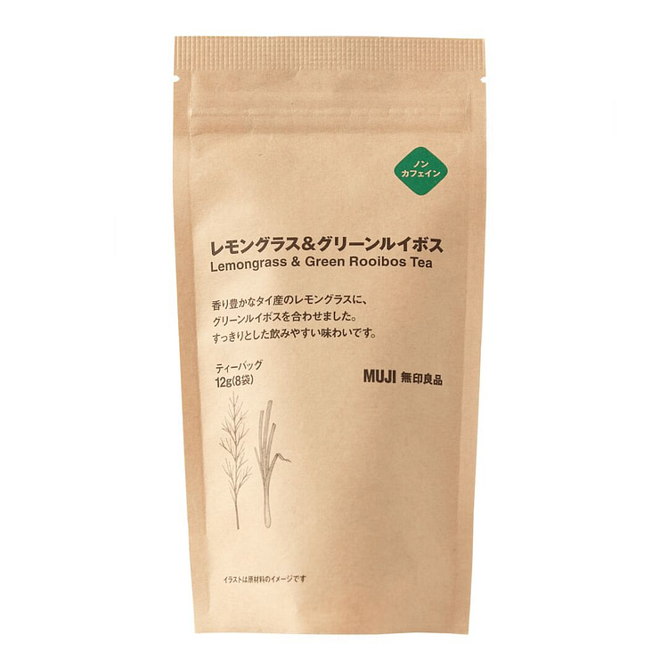 MUJI Lemongrass Aloe Rooibos Tea 8bags 1 each