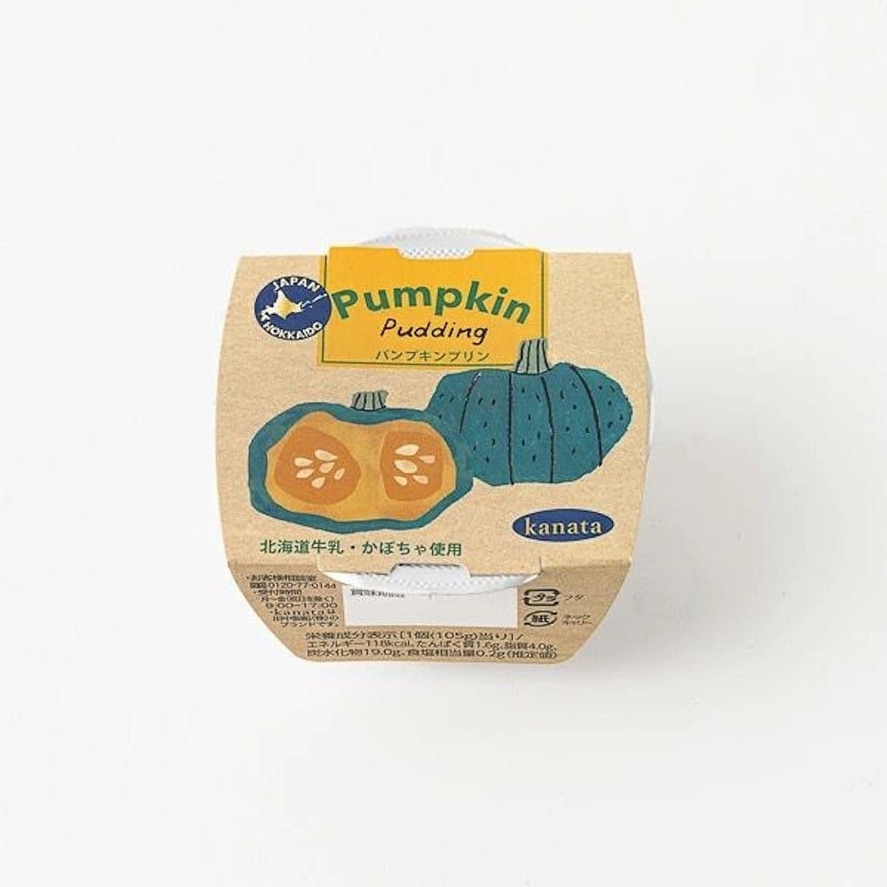 Tanaka Seian Hokkaido Pumpkin Pudding 105g 1 count