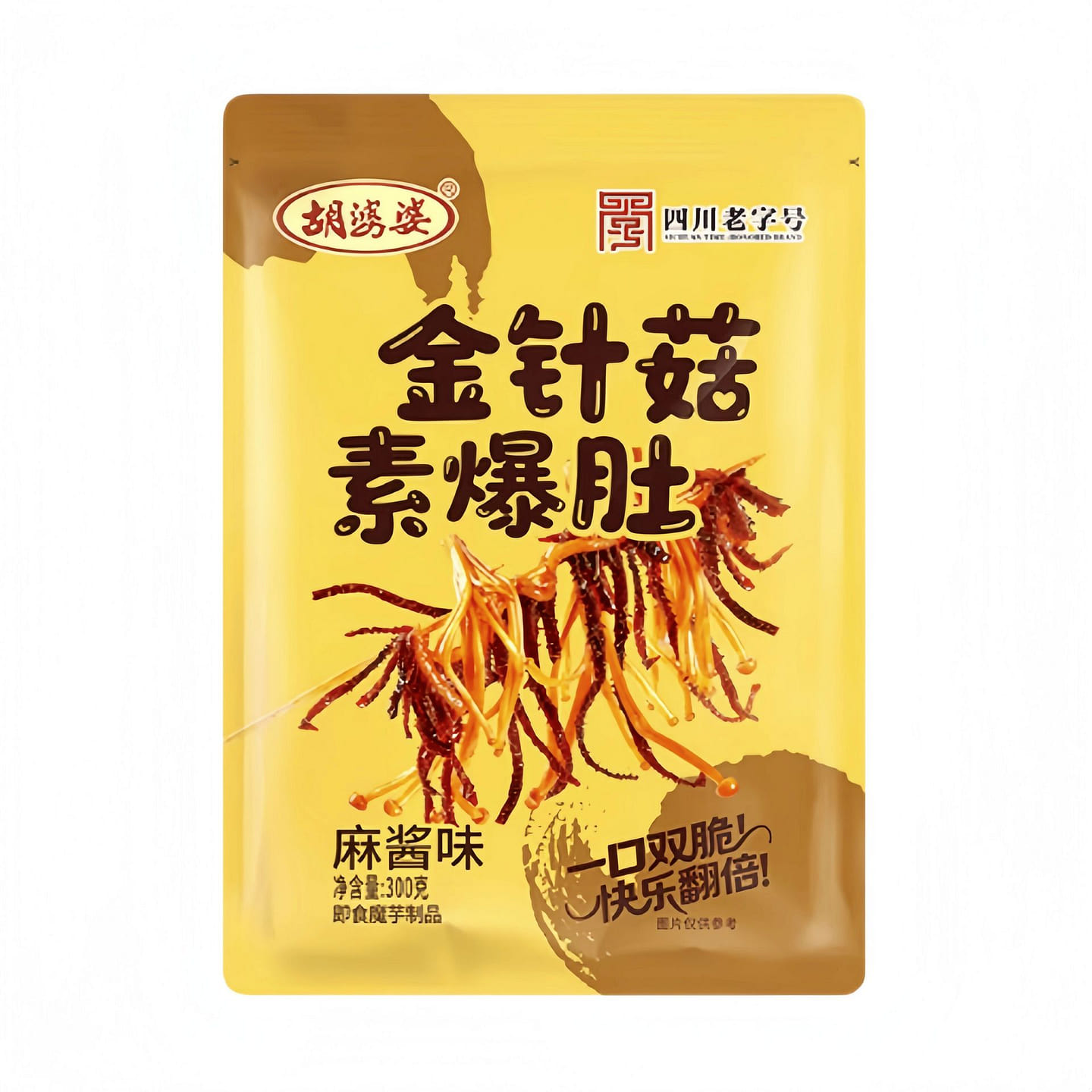 Enoki Mushrooms with Sesame Sauce 300g*1 Bag 300 g