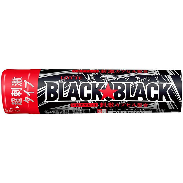 乐天BLACK BLACK强效薄荷糖锭 32g