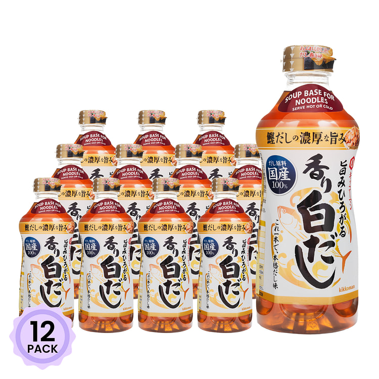 万字 浓缩本汤底 白酱油露 17 液盎司*12 包