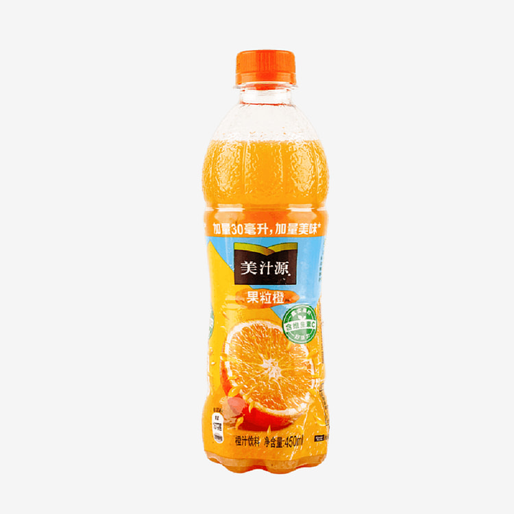 美汁源 果粒橙 橙汁450ml【满满VC】